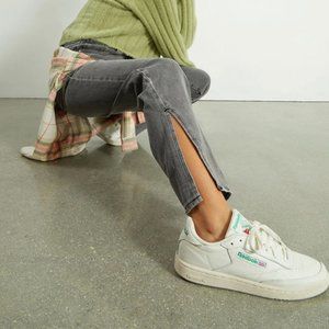 PacSun Gray Slit Dad Jeans (Size 23)